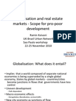 Gloablisation and Real Estate Markets