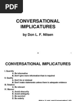 Conversational Implicatures
