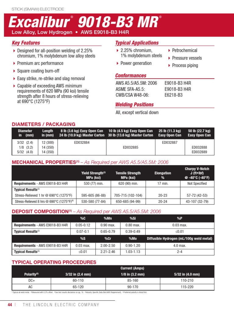 Excalibur 9018-B3 MR: Typical Applications Key Features | PDF | Science ...