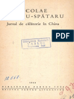 Nicolae Milescu Spatarul - Jurnal de calatorie in China