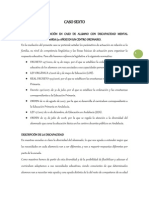 Caso Práctico 6P. Proceso de Intervención en Caso de Alumno Con Discapacidad Mental (10 Años)