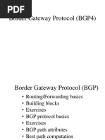 Border Gateway Protocol (BGP4)