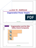 Lecture 16 - Additional: Cogeneration Power Targets