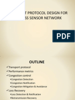 Transport Protocol Design for Wireless Sensor Network