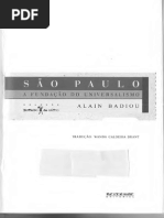 Badiou São Paulo