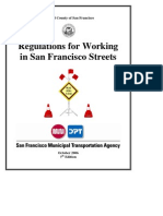 CCSF - Mta - Regulations For Working in San Francisco Streets - Blue Book 7th Ed - Onlinevers2008-0701