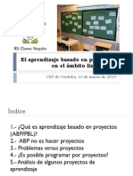 Aprendizaje Basado en Proyectos CEP de Córdoba