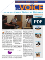 The Curious Case of Ditchers On Shabbaton: Voice