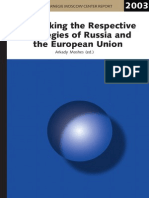 Rethinking the Respective Strategies of Russia and the European Union