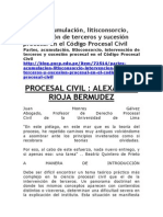 Información Doctrinaria y Jurisprudencial Del Derecho Procesal Civil