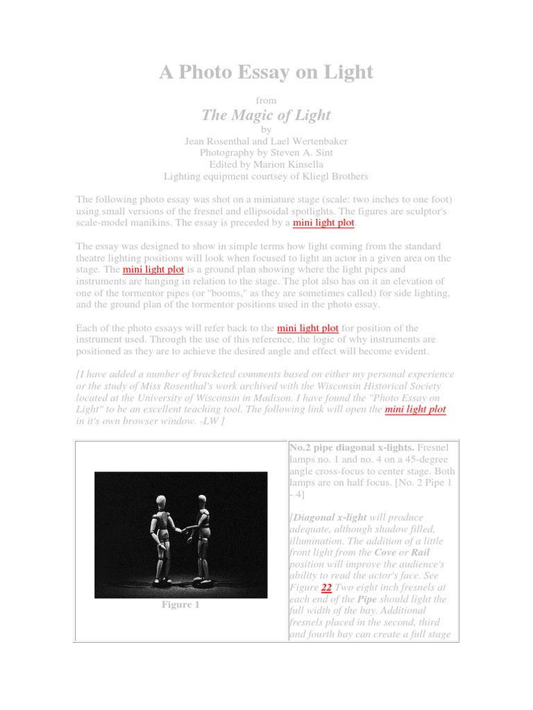 A Photo Essay On Light PDF Lighting Architectural Elements