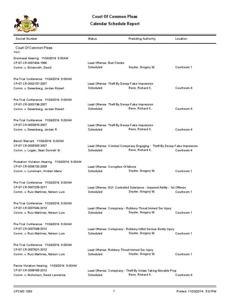york-county-court-schedule-for-nov-24-2014-pdf-driving-under-the-influence-probation