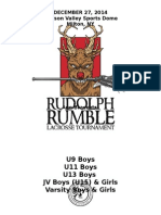 Rudolph Rumble Information and Registration Packet