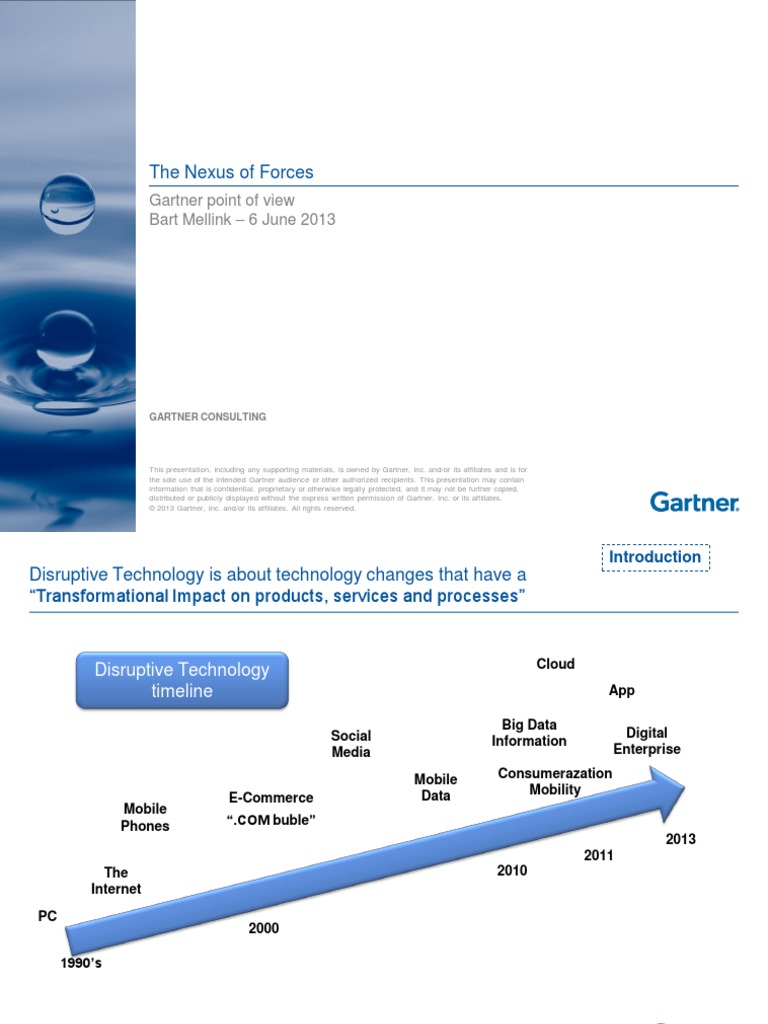 Gartner The Nexus of Forces PDF Cloud Computing Mobile Device