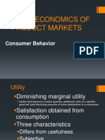 Microeconomics of Product Markets: Consumer Behavior