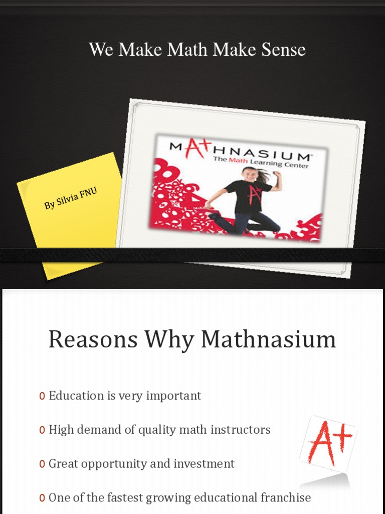 Mathnasium Franchise Overview and Benefits | PDF