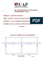 Diseno y Calculo de Losa Aligerada-libre