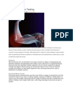 Muscle Function Testing