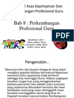 EDU3108 Asas Kepimpinan Dan Perkembangan Profesional Guru (BAB 8)