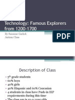 Technology: Famous Explorers From 1200-1700: by Suzanne Garlick Autism Class