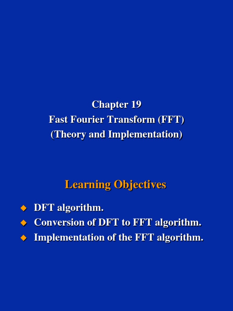Fast Fourier Transform (FFT) (Theory and Implementation) | PDF ...
