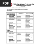 3 Proof of Current Competency