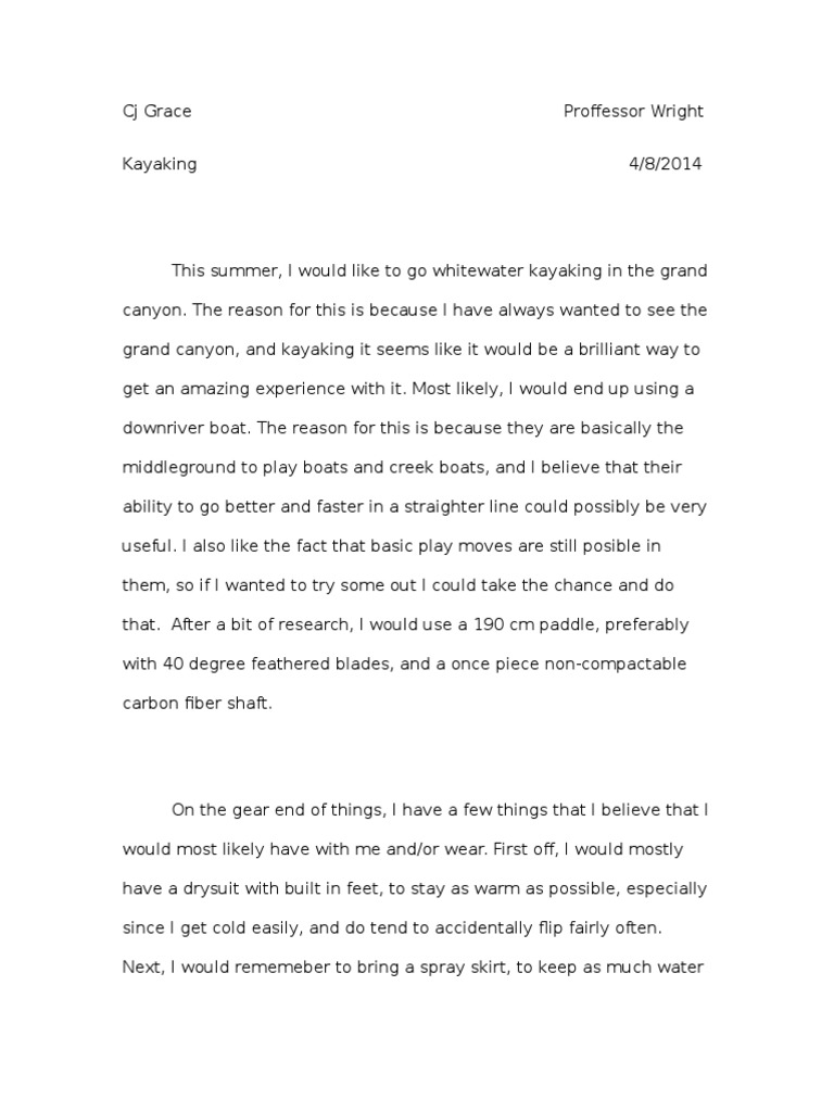 Outdoor recreation essays image