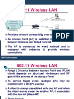 802.11 Wireless LAN: Network Connectivity To The Legacy Wired LAN
