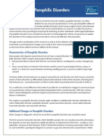 Paraphilic Disorders Fact Sheet