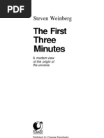 Weinberg Steven - The First Three Minutes