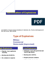 Identification of Explosives