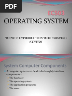 Introduction To Operating System