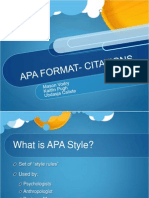 Apa Citation Format