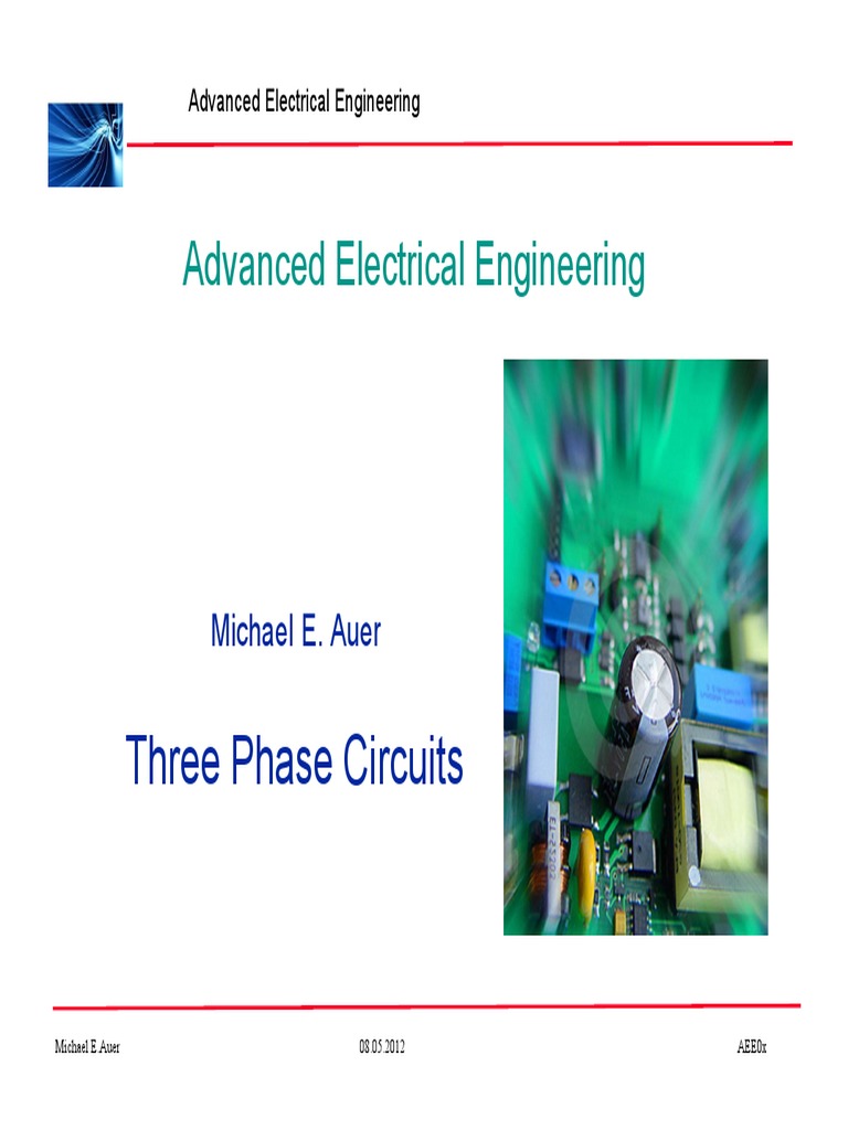 Three-Phase Circuit Fundamentals | PDF | Electrical Components ...
