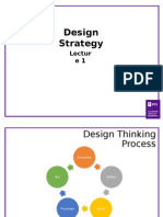 Design Strategy: Lectur E1