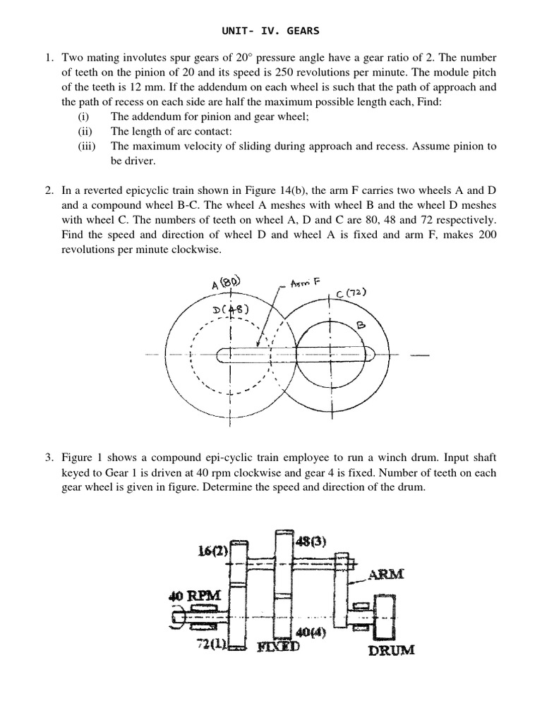 Mechanical previous year question papers Gear Belt (Mechanical)