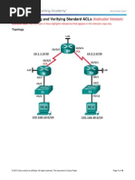 Download 9227 Lab - Configuring and Verifying Standard ACLs - ILM by Johann Neethling SN248011439 doc pdf