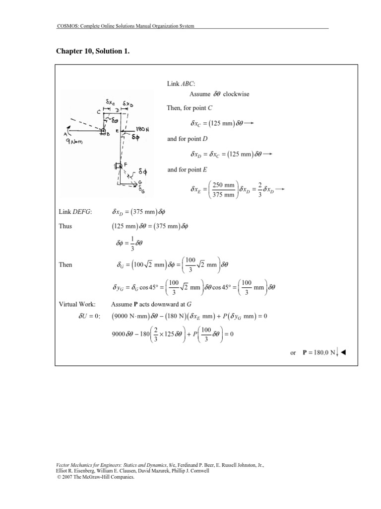 Chapter 10, Solution 1 | PDF