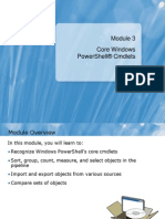 Core Windows Powershell® Cmdlets