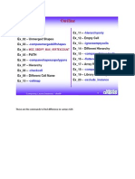 These Are The Commands To Find Difference in Various GDS