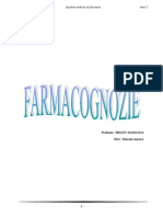 FARMACOGNOZIE