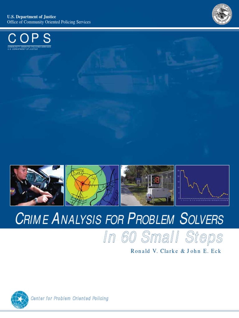 Crime Analysis For Problem Solvers Pdf Intelligence Analysis Police