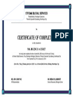 Certificate Stream