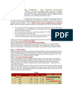 Critical Path Method Scheduling -Risk