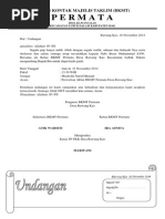 Contoh Proposal Bantuan Dana Pembangunan Majlis Ta'Lim