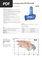 ABS Submersible Sewage Pump AFP M8 M9