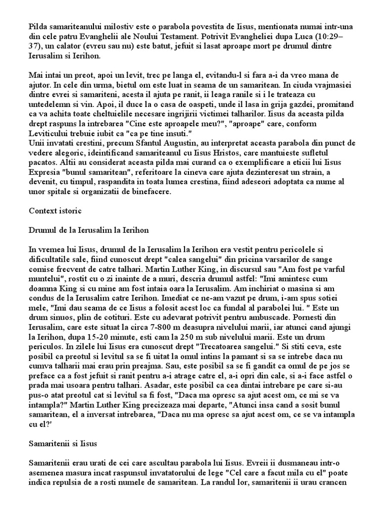 Pilda Milostiv | PDF