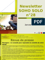 Newsletter Soho Solo n28 Janvier-2010