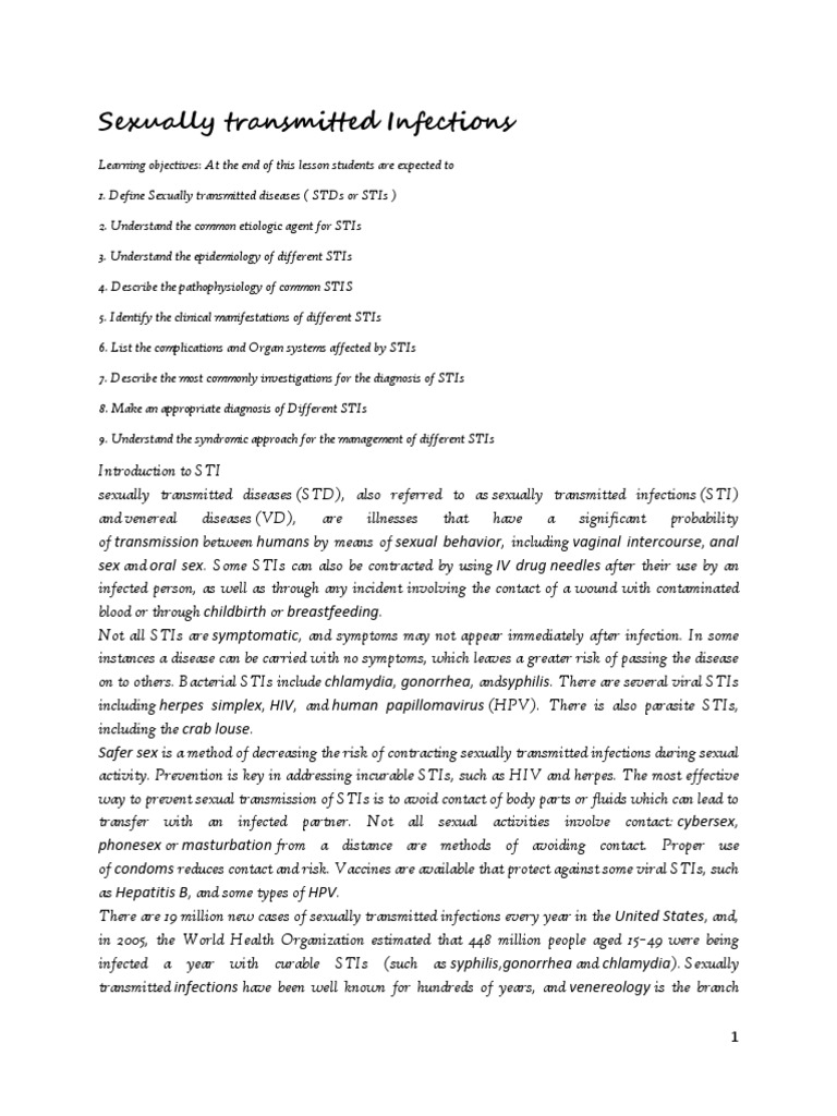 Sexually transmitted diseases essay research paper image