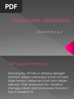 Blok 5 Kasus 2 Gangguan Menstruasi